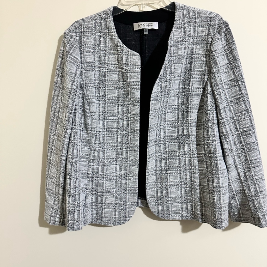 Kasper Brand Open Front Blazer